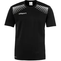 uhlsport GOAL POLYESTER TRAINING T-SHIRT Kinder schwarz/weiss 128