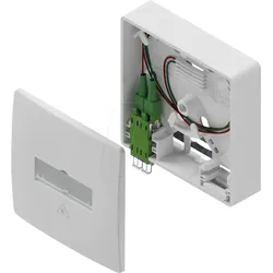 DCE GFTA422P - FTTH Anschlussdose, 1x LC Duplex, spleißfertig
