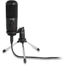 Delock Kondensatormikrofon USB mit Ständer, Mikrofon
