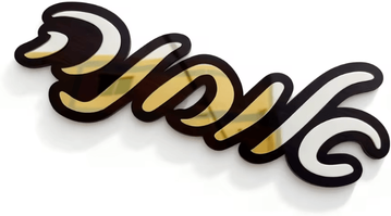 Inspire Curations Custom Acrylic Mirror Door Plaque Personalized Acrylic Mirror Sign With Hebrew Name For Elegant Home & Event Decor gold Lettering width 16 Inch(40cm)