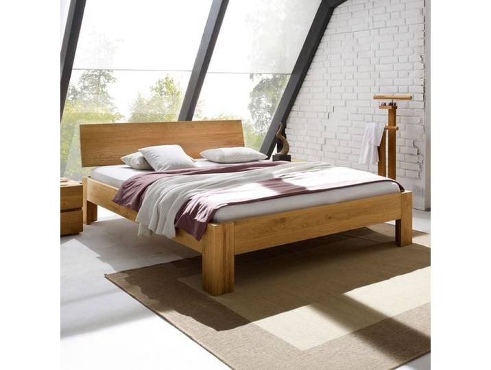 Bett Bayamo Eiche Massivholz 160x200cm modern