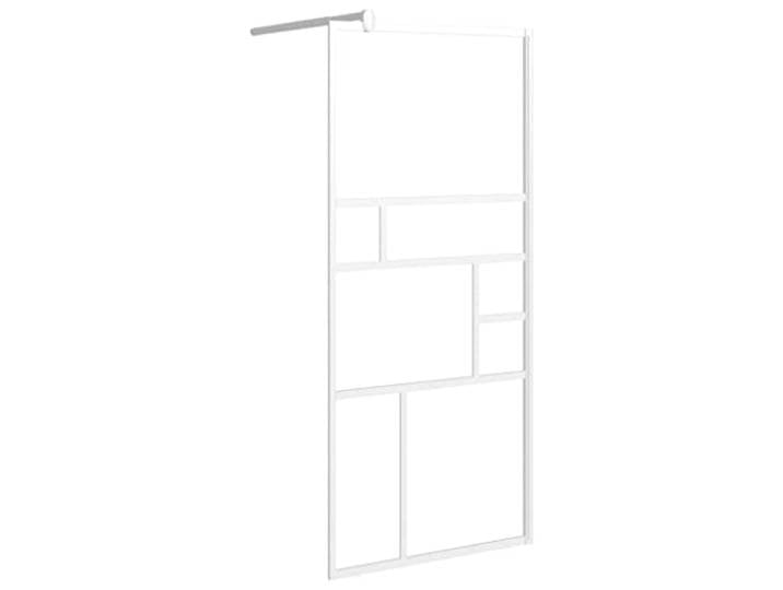 vidaXL Paroi de douche 90x195 cm ESG Verre Blanc