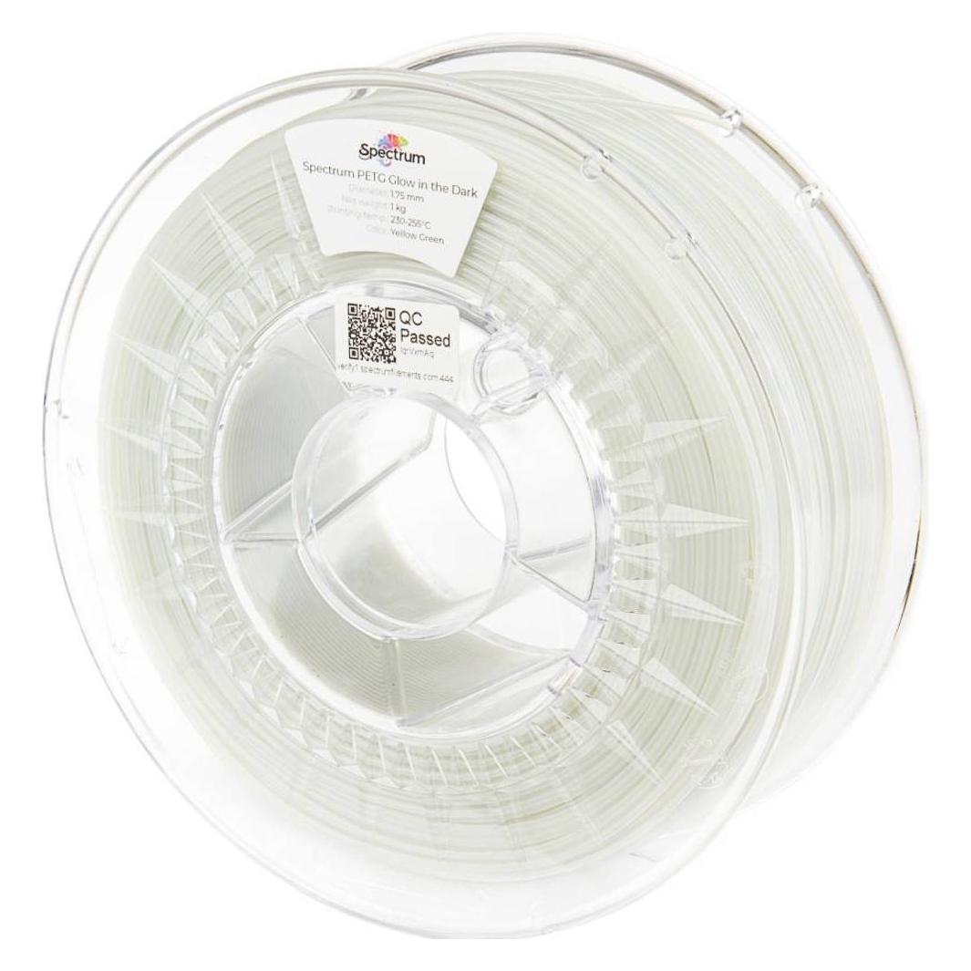 Spectrum 80538 3D-Filament PET-G leuchtet im Dunkeln gelb-grün | 1,75 mm | 1000 g (PETG, 1000 g, 1.75 mm) (80538)