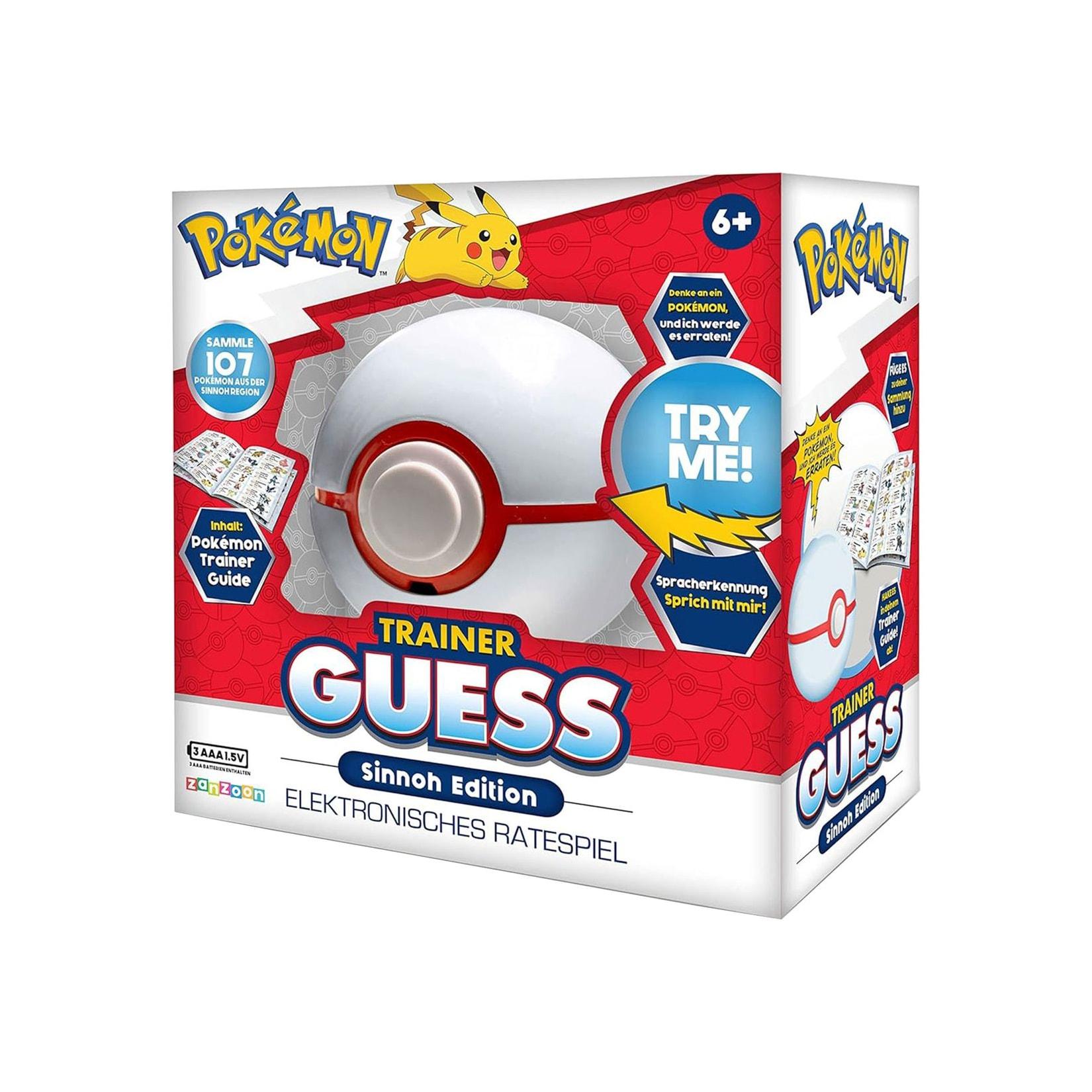 Zanzoon 1822124 - Pokémon - Trainer Guess, Elektronisches Ratespiel, Sinnoh Edition