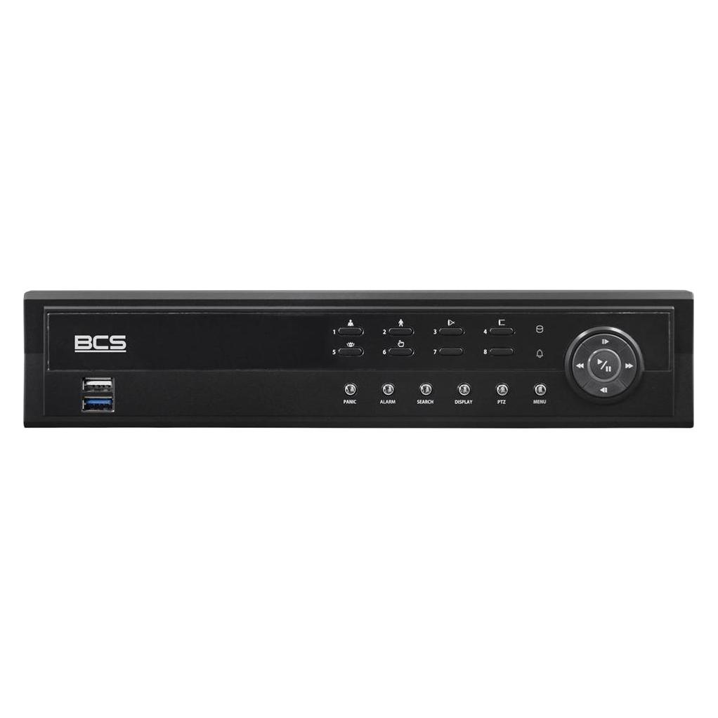 BCS Rejestrator Rejestrator IP 8-kanałowy BCS-U-NVR0802-A-4K-8P(6TB), 12Mpx Ultra (Netzwerk Videorecorder (NVR)) (BCS-U-NVR0802-A-4K-8P(6TB))