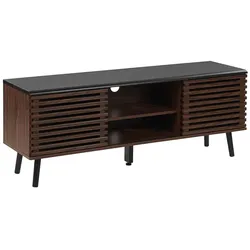 TV-MÖBEL Dunkelbraun, Schwarz PERTH 40/140/54 cm