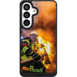 Nivocase Handyhülle für Samsung Galaxy S26+ Hülle NIVOpure Case Schwarz Feuer Feuerwehr Lebensretter (Samsung Galaxy S26+), Smartphone Hülle, Schwarz