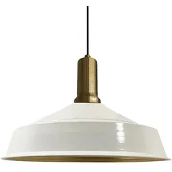 Bamyum Asletl Vintage Hängelampe Industrial aus Metall Weiß Hängelampe