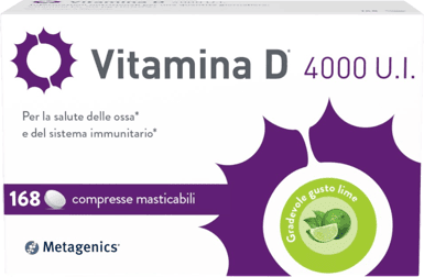 Metagenics Vitamina D 4000 UI 168 Compresse Masticabili