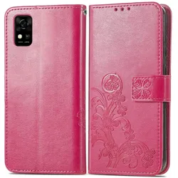 König Design Hülle Handy Schutz für ZTE Blade A31 Case Cover Tasche Wallet Etuis 360 Grad Neu (ZTE Blade A31), Smartphone Hülle, Rosa