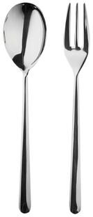 Mepra Stainless Steel Linea Serving Set (Fork and Spoon)