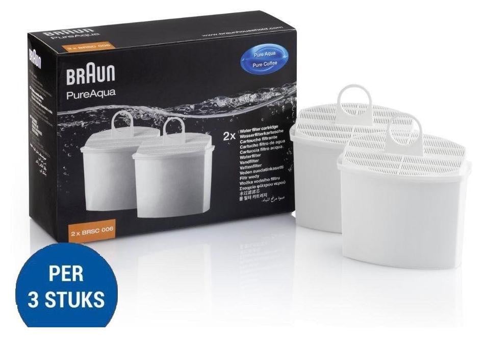Braun vervangend waterfilter voor Aroma Select-koffiezetapparaat