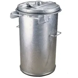 Hardwex Mülltonne, feuerverzinkt, 90 l