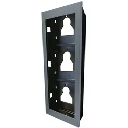 Comelit UT9163 Montagerahmen, Ultra, unterputz, 3 Module, Alu