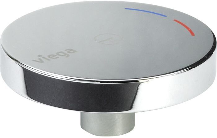 Viega Multiplex Trio Drehknopf 662349 Messing verchromt, Betätigung für Bedienelement