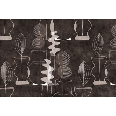 Fototapete LIVING WALLS "Walls by Patel Pablo`s Room", braun, B:4m L:2,7m, Vlies, Tapeten, Vlies, Wand