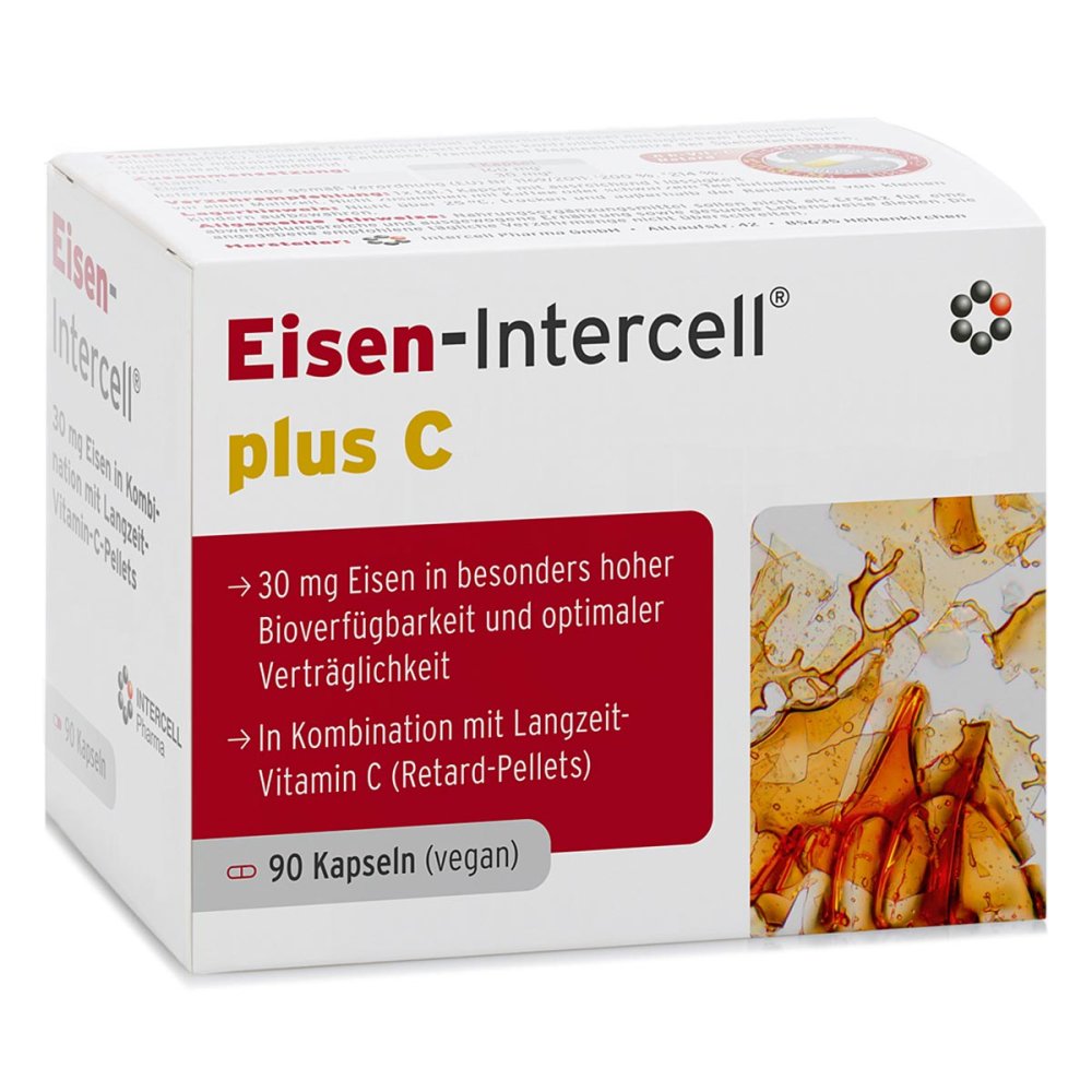 INTERCELL-Pharma GmbH Eisen-Intercell Plus C Magensaftresistente Kapseln 19275544