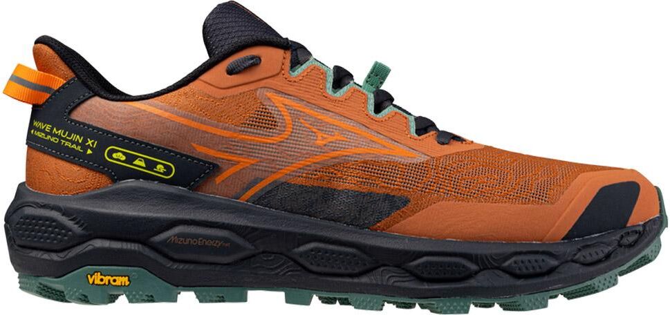 Mizuno  - Wave Mujin 11 Sunburn Autumn sunset Granitegr - 6.5 - Chaussures de trail