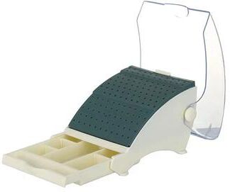 Discount Dollar Deals Dentistry Laboratory Instruments Dental Bur Holder Plastic Sterilizer, Drill Bits Block Placement Case Disinfection Box Dentistry Laboratory Instruments Dental Bur Holder Plastic Sterilizer, Drill Bits Block Placement Case Disinfecti