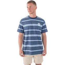 HURLEY NATURALS STRIPE T-Shirt 2025 submarine - M