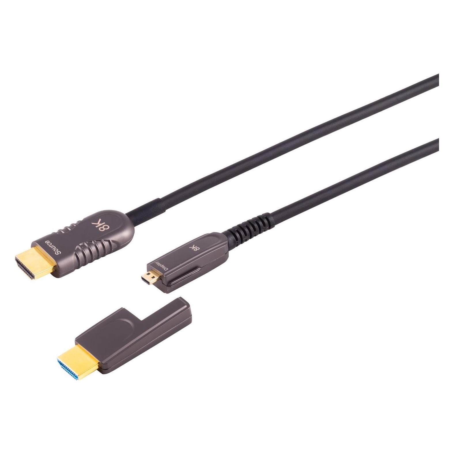 Shiverpeaks S/CONN maximum connectivity HDMI Anschlusskabel-Optisches HDMI Verlegekabel-Set, 10K, 30m (30 m) (30-52485)