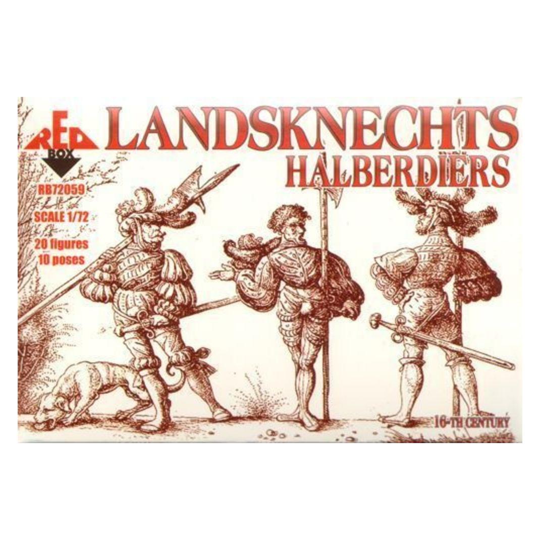 Red Box Landsknechts (Halberdiers),16th century (RB72059)