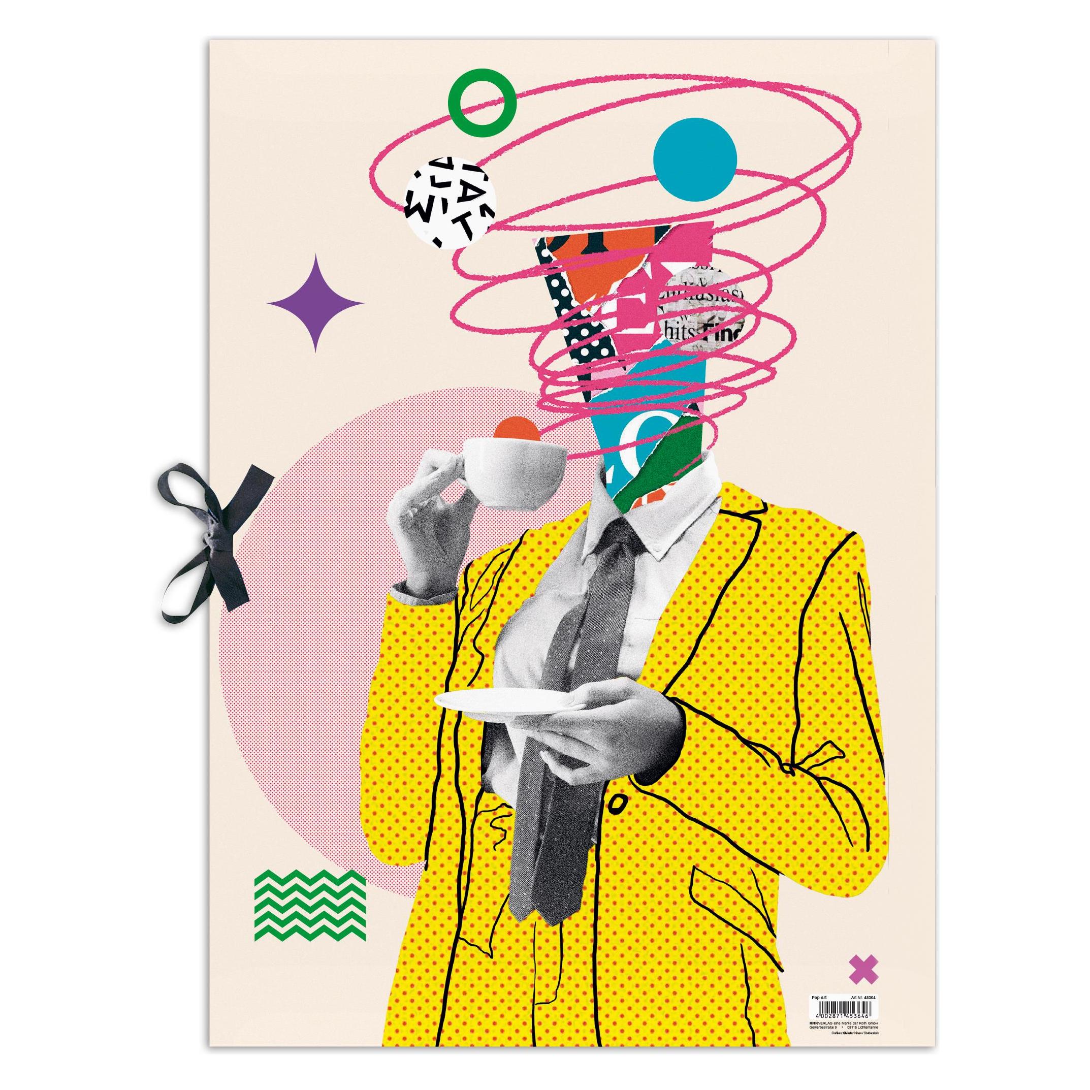 Rnk Verlag Zeichnungsmappe "Pop Art", Karton, DIN A2 (A2) (45364)