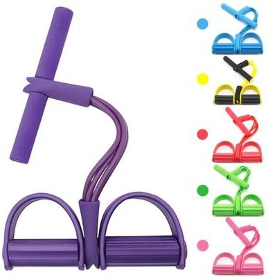 Uplift Treasures Pedal Resistance Band Exercise Trainer d