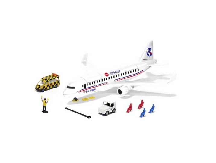 Avion de ligne avec accessoires SIKUWORLD version française