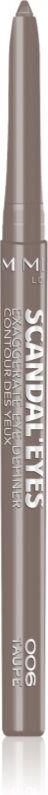 Rimmel Scandal'Eyes automatic eyeliner shade 006 Taupe 0.35 g