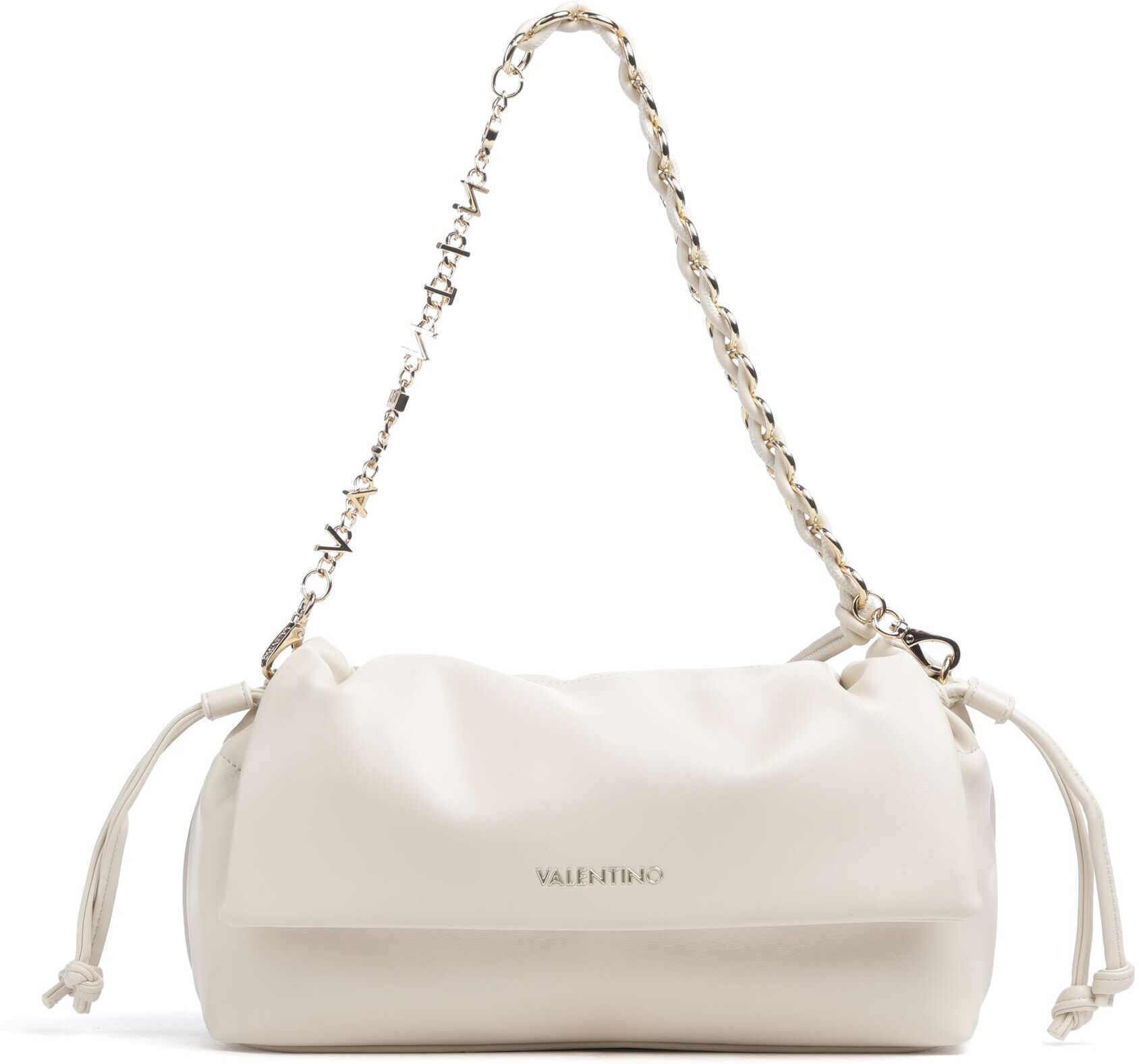 Valentino Bags Robby Bucket Handtasche aus Leder, weiß