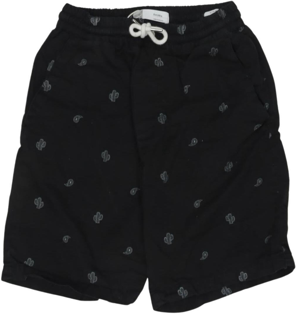 bershka Herren Shorts, Schwarz, Gr. XS, Baumwolle - Second Hand