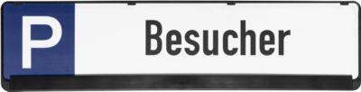 Parkplatzschild, Besucher