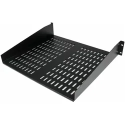 StarTech 2U 16 RACK MOUNT SHELF, Serverschrank Zubehör, Schwarz