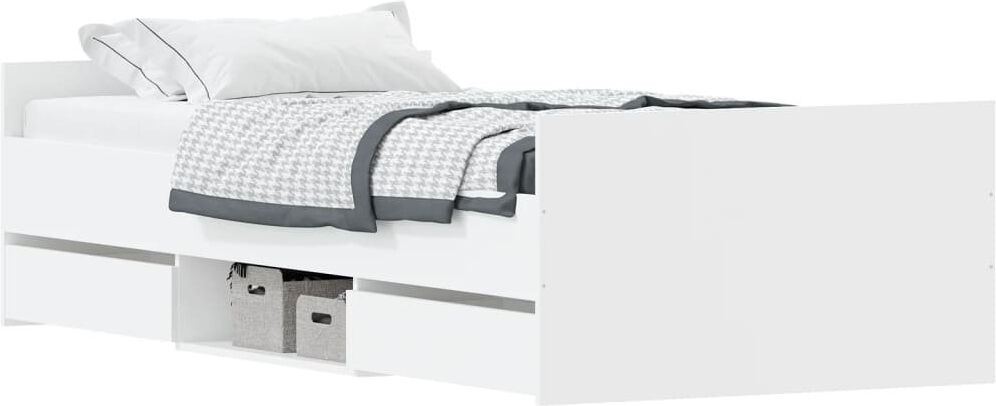 Latitude Run Addylen Storage Bed White Single (3')