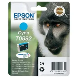 Epson Original T0892 Druckerpatrone cyan Blister 275 Seiten 4ml (8715946492612)