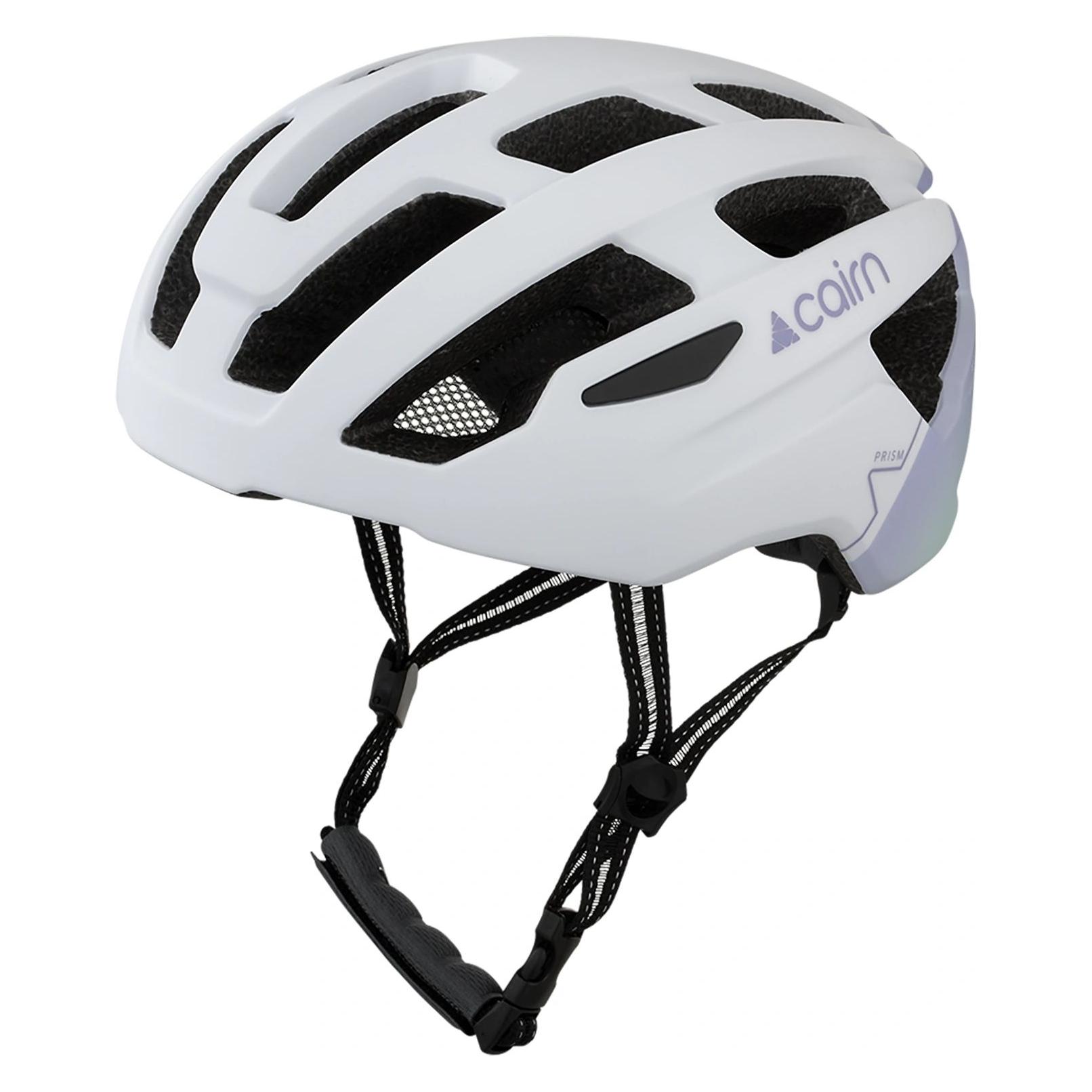 Cairn R Prism II 201 Matt Weiss Parme M Helm (55 - 58 cm) (69670255)
