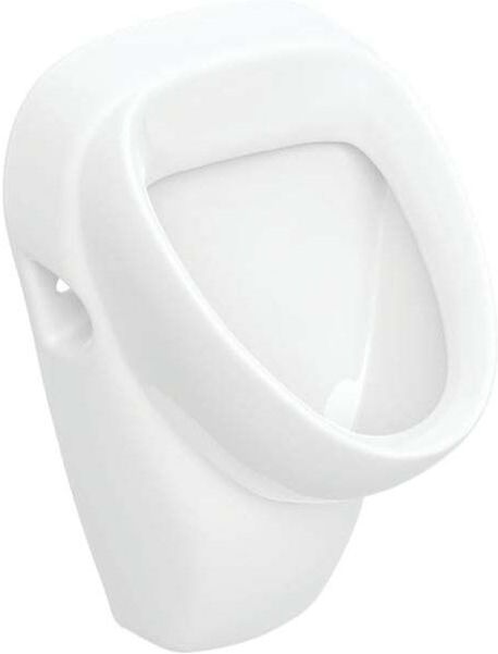 Geberit Aller Urinal 236500600 weiß KeraTect, Zulauf/Abgang hinten