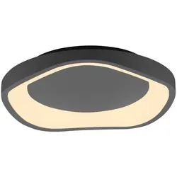 SCHÖNER WOHNEN-Kollektion LED-Deckenleuchte Monta Alu, Eisen, Stahl & Metall Schwarz