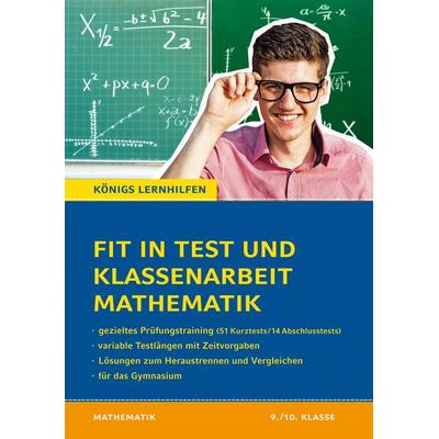 Fit in Test und Klassenarbeit – Mathematik 9./10. Klasse Gymnasium, Taschenbuch von Wolfgang Göbels, Klett Lerntraining bei PONS Langenscheidt GmbH,