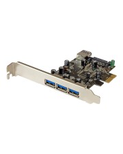 StarTech.com 4 Port PCI Express USB 3.0 Karte USB-Adapter PCIe 2.0 Low Profile x 4 (PEXUSB3S42)