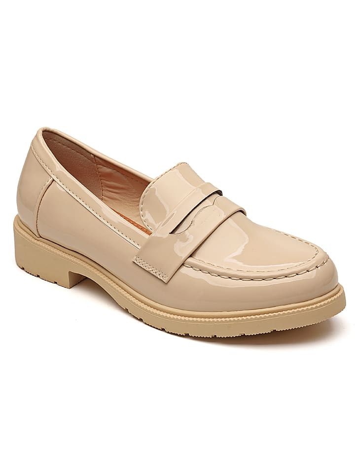 Sixth Sens Mokassins in Beige - 37