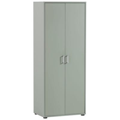Aktenschrank WELLTIME "Baku", grün (pistazie), B:65,1cm H:163,6cm T:41cm, FSC-zertifizierter Holzwerkstoff, Schränke, Solide Verarbeitung - Dieses Produkt ist in Deutschland gefertigt