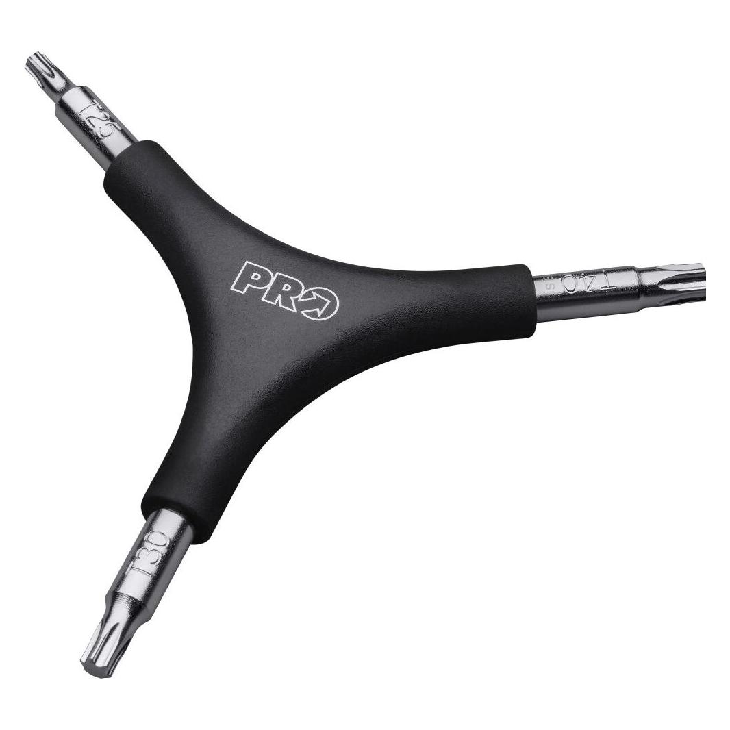 PRO Bike Gear Dreiarmtorxschlüssel T25/T30/T40 schwarz (PRTL0128)
