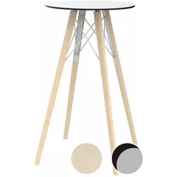 Vondom »FAZ Wood« Bartisch 50x105 cm / White / Eschenholz hell