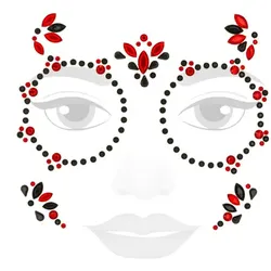 Face-Art-Tattoo "Dia de los Muertos"