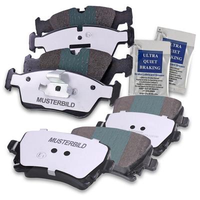 Atec 8x Bremsbeläge Vorder- + Hinterachse [Hersteller-Nr. 40576268] für Kia