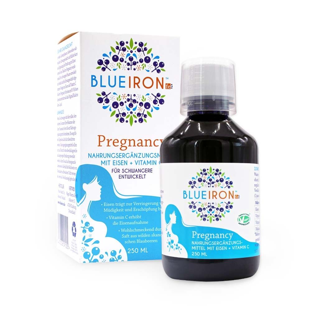 Blueiron Eisen Pregnancy+Folsäure Flüss.z.Einn. 250 ml Flüssigkeit zum Einnehmen