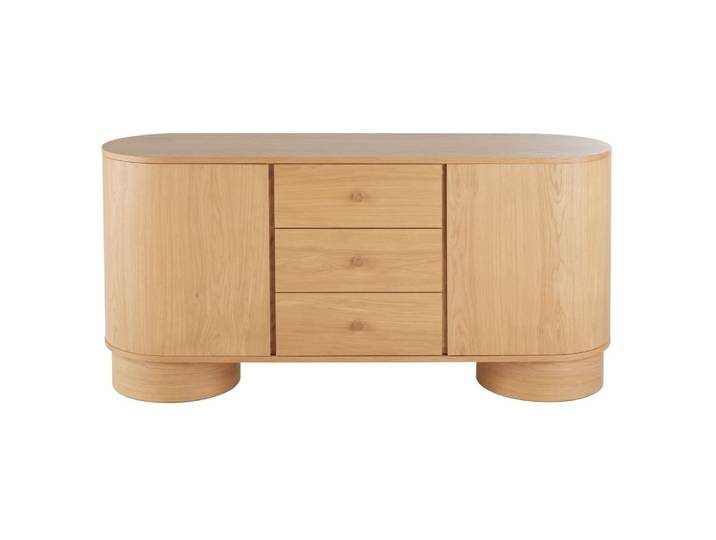Buffet 3 portes arrondies 3 tiroirs L160