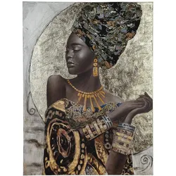 Gilde, Bilder, African Lady (90 x 120 cm)